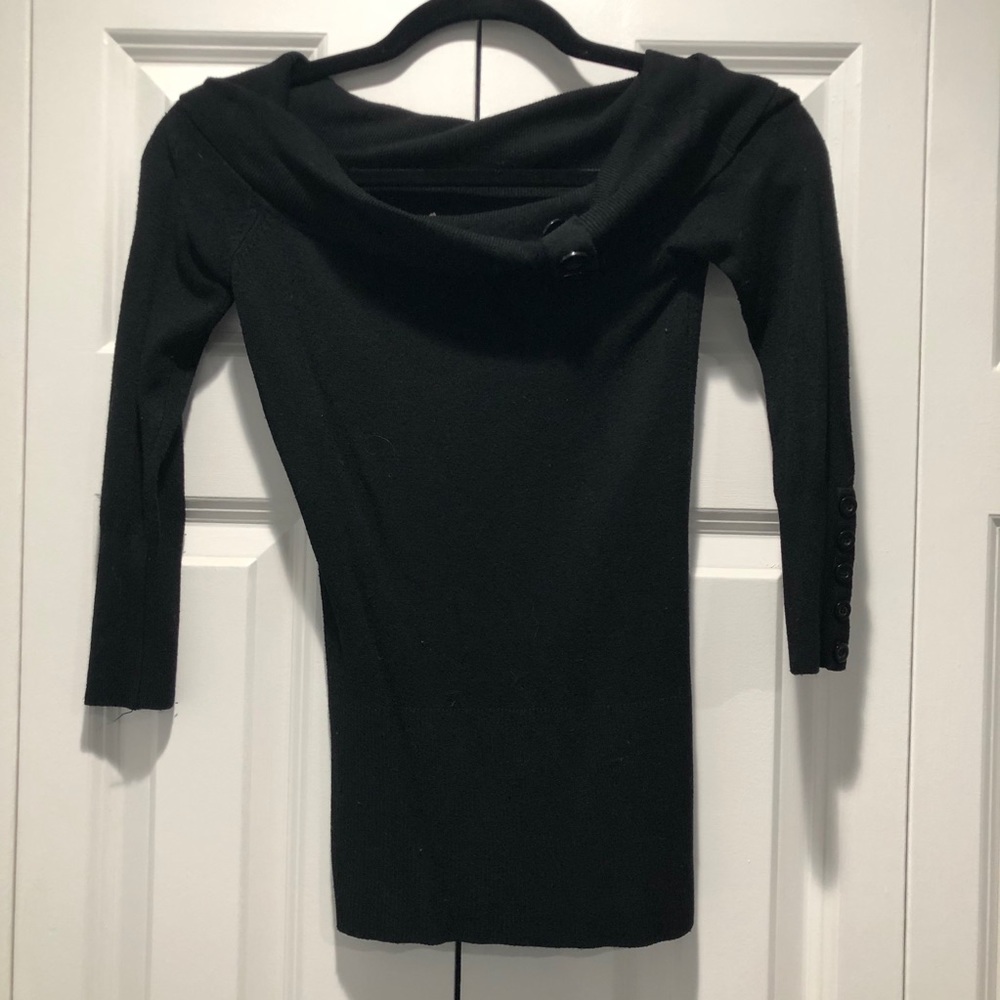 BOGO Black off the shoulder sweater